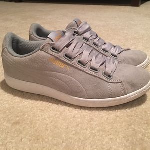Puma Casual Sneakers Grey Suede 7.5